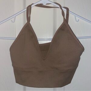 Abercrombie & Fitch TAN TRIANGLE BRALETTE